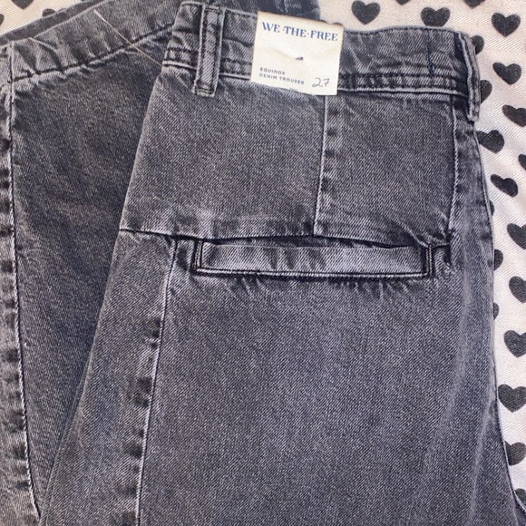 Free People WE THE FREE Womens High Rise Pleated Wide Leg - Picture 5 of 6